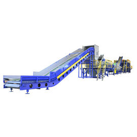 High Power Plastic Washing Recycling Machine With Sorting Equipment Label Remover