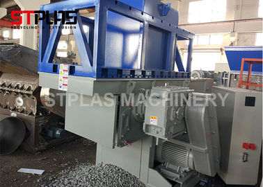 Waste Plastic Crusher Use and PP,etc,PS,Tyre,PE,PET,PVC,PC Plastic Type Plastic Pipe shredder