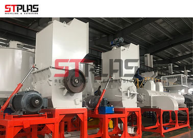 Semi Automatic Waste PET Washing Line Plastic Crushing Washing Drying Equipment