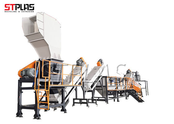 156kw 1000kg/H SUS304 خط شستشوی HDPE برای بشکه ها/ بطری ها/ سبد ها/ بشکه ها